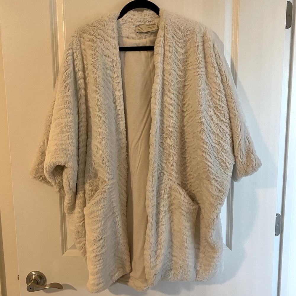 Anthropologie Faux Fur Jacket